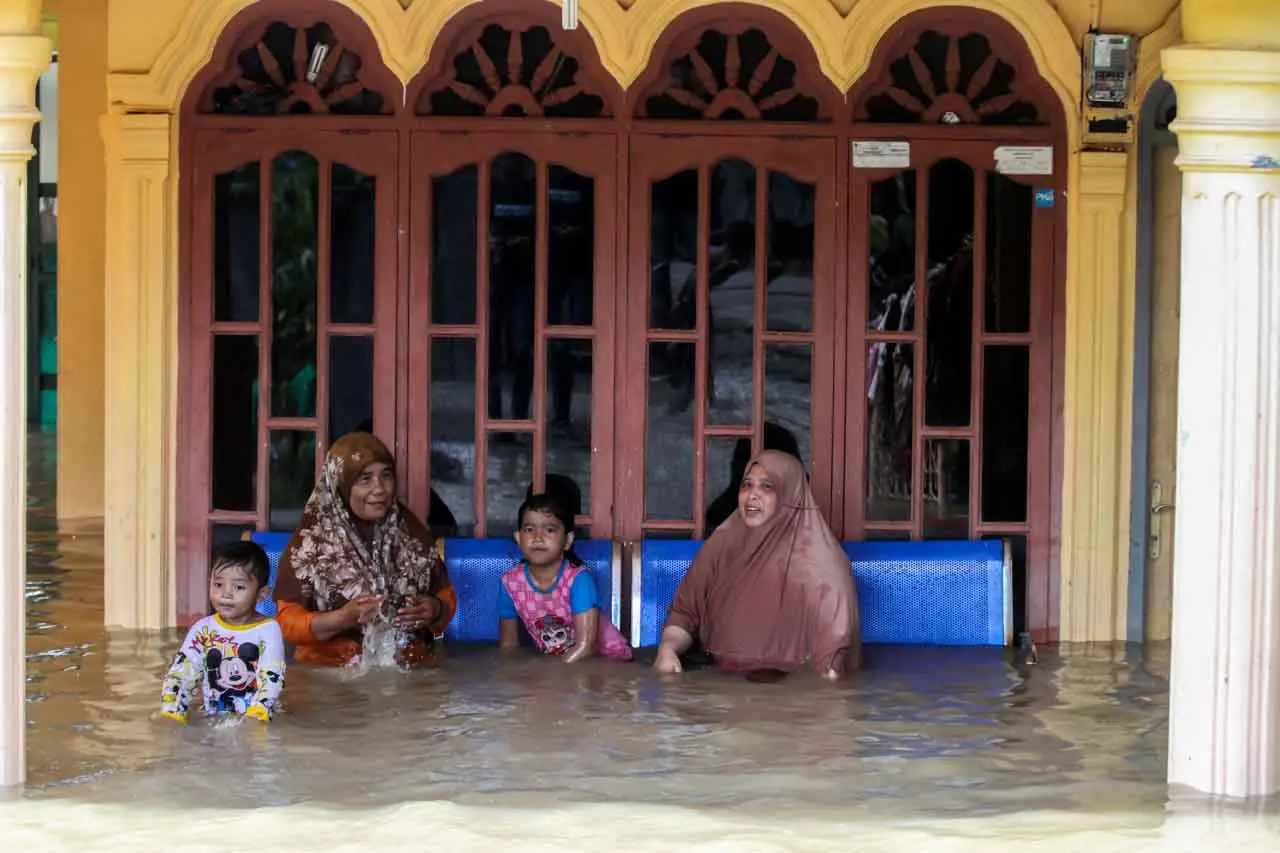 Banjir di Aceh Utara...