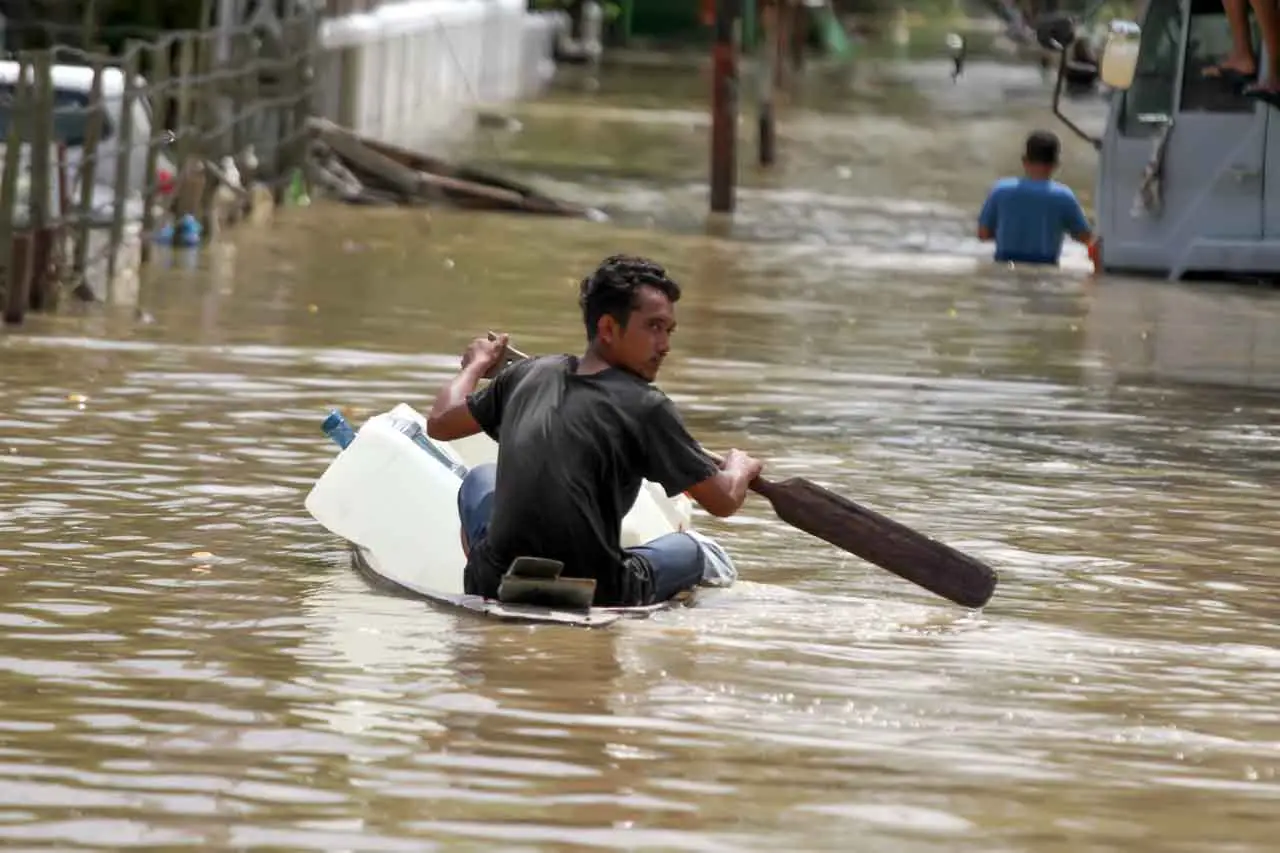 Banjir di Aceh Utara...