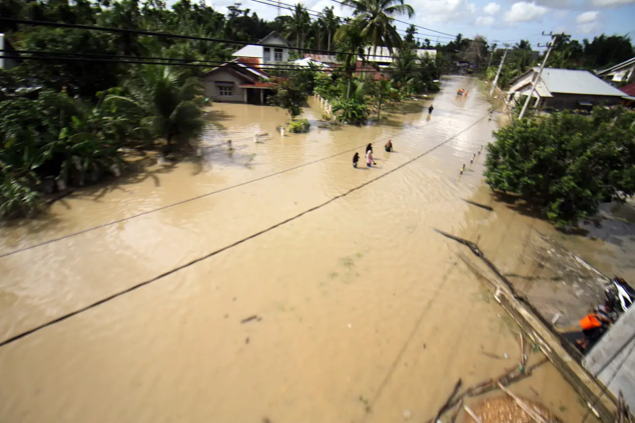 Banjir di Aceh Utara...