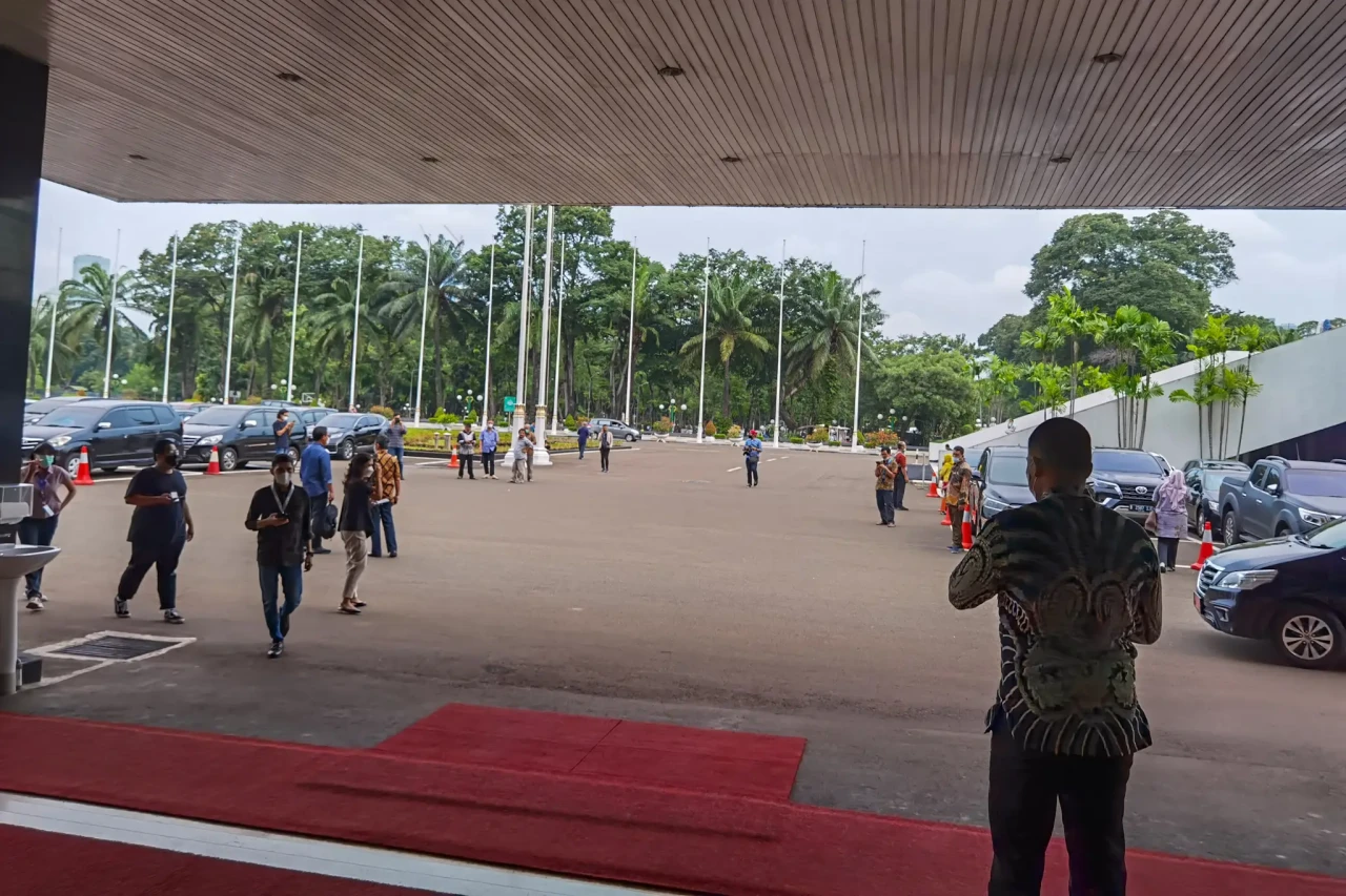 Gedung Parlemen di Senayan...