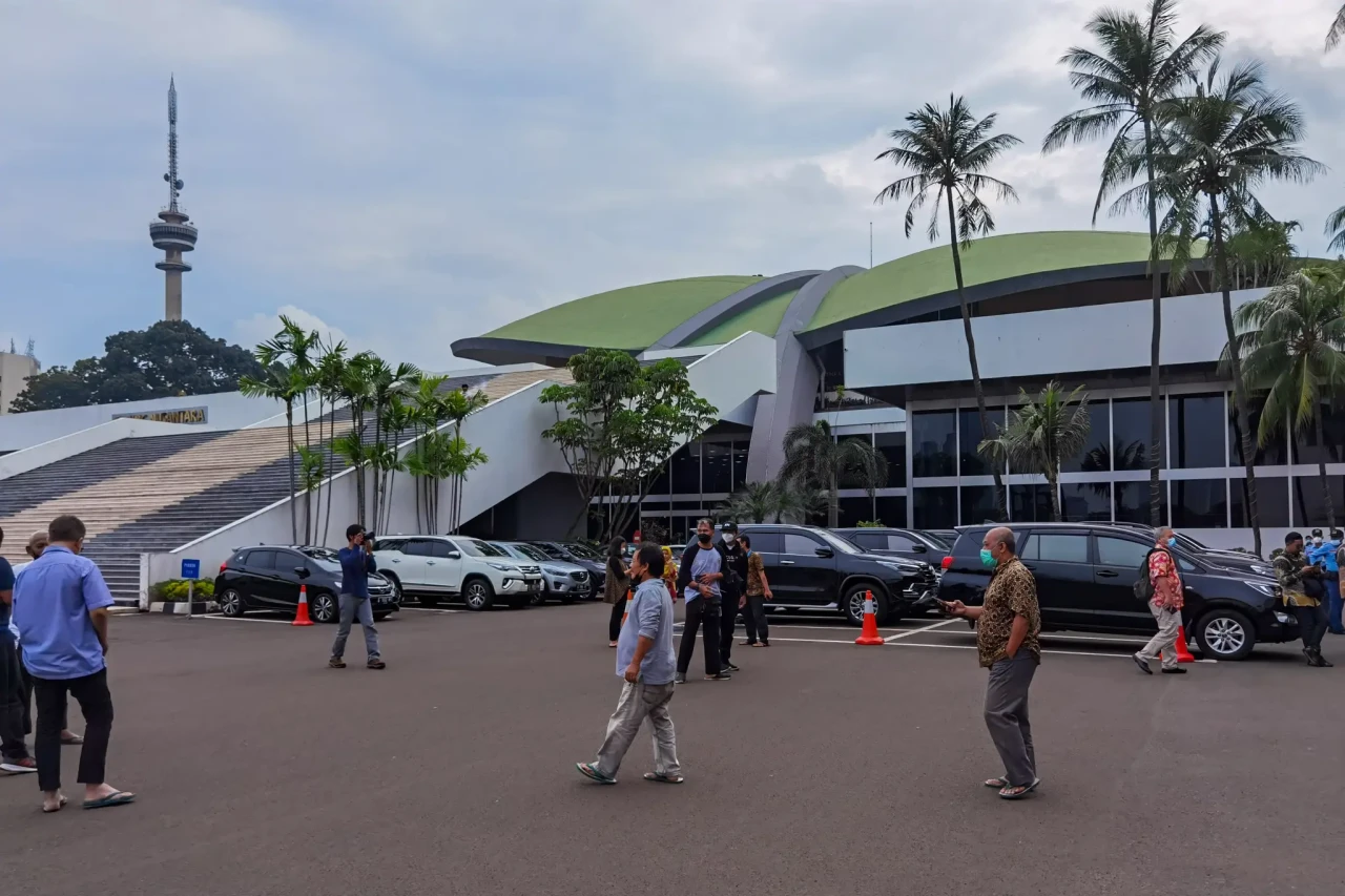Gedung Parlemen di Senayan...