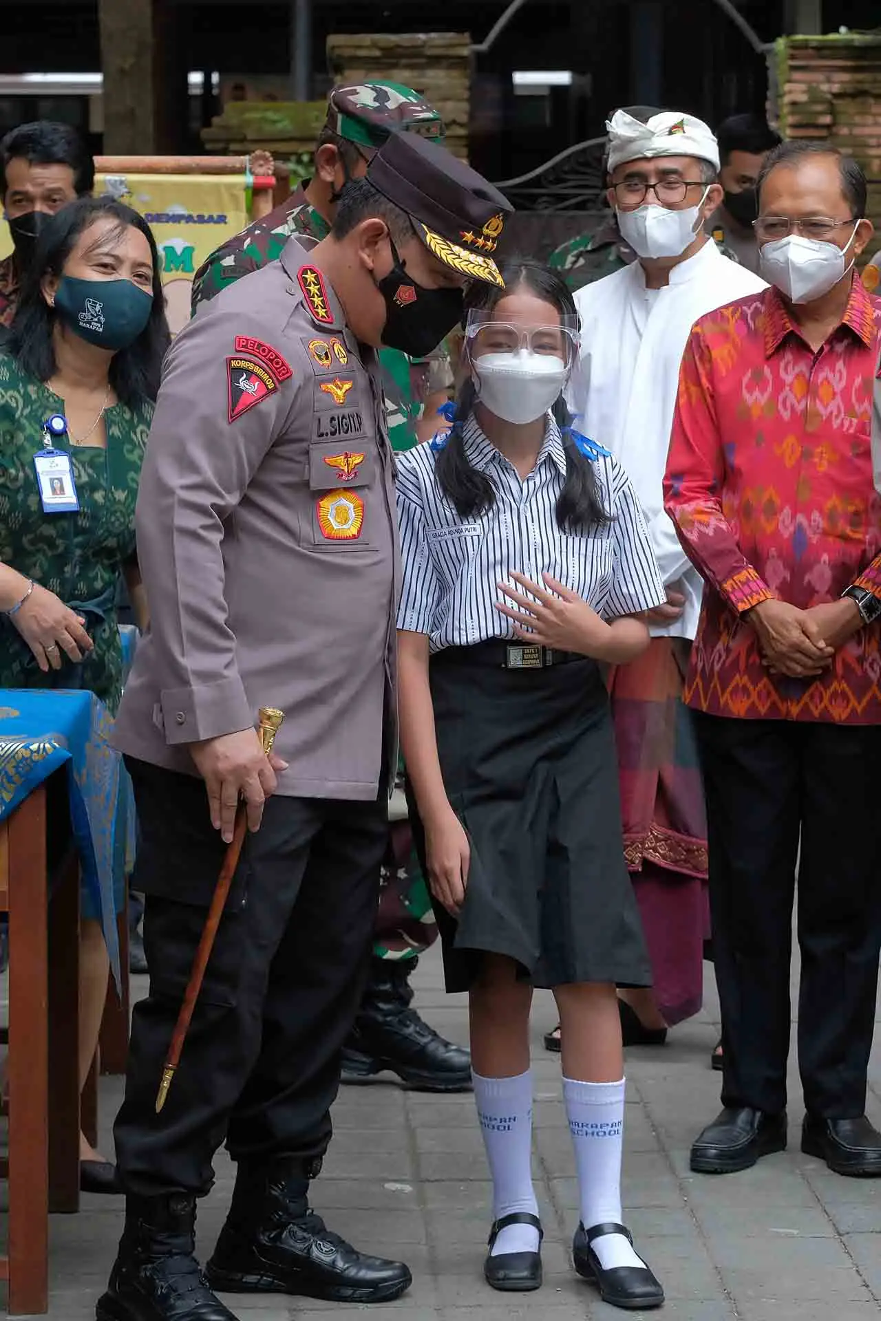 Kapolri Tinjau PTM di...
