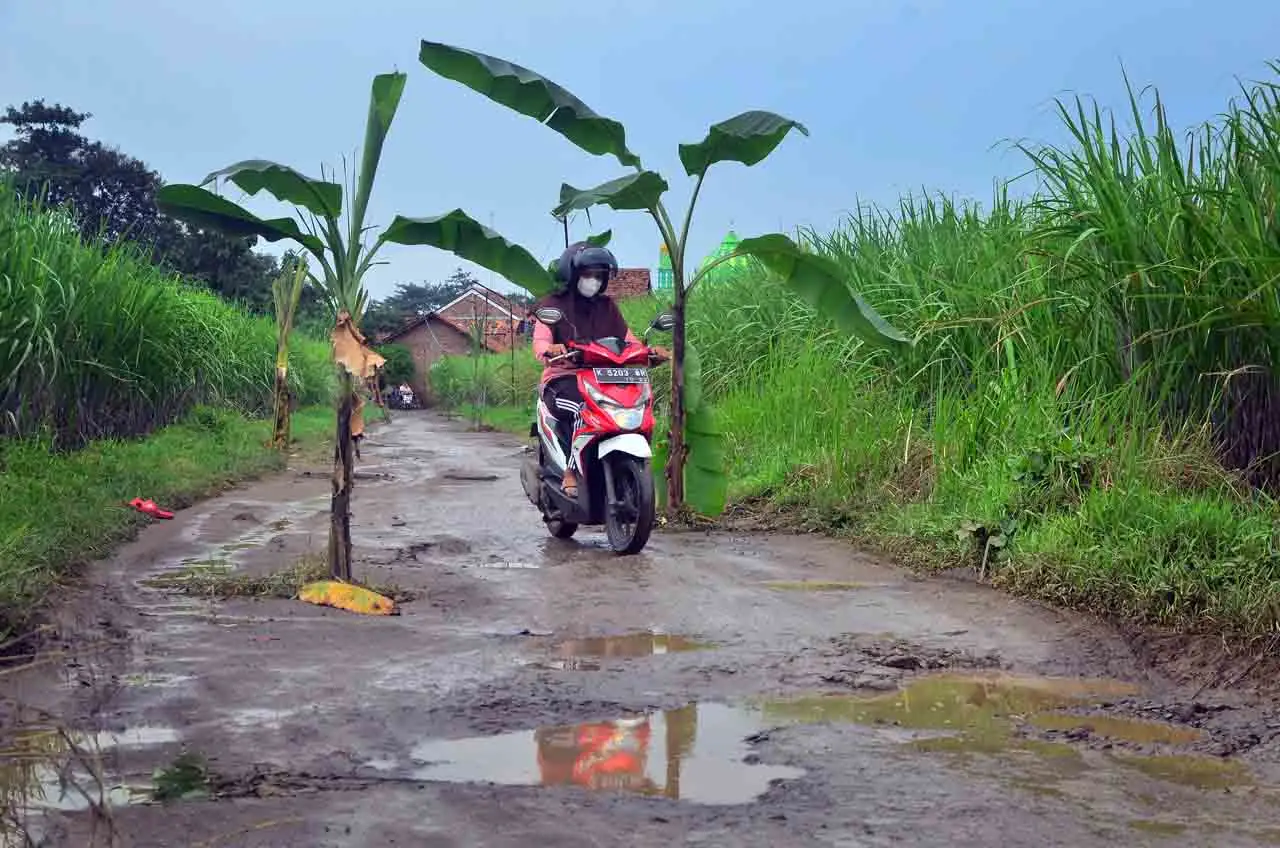 Protes Jalan Rusak,...