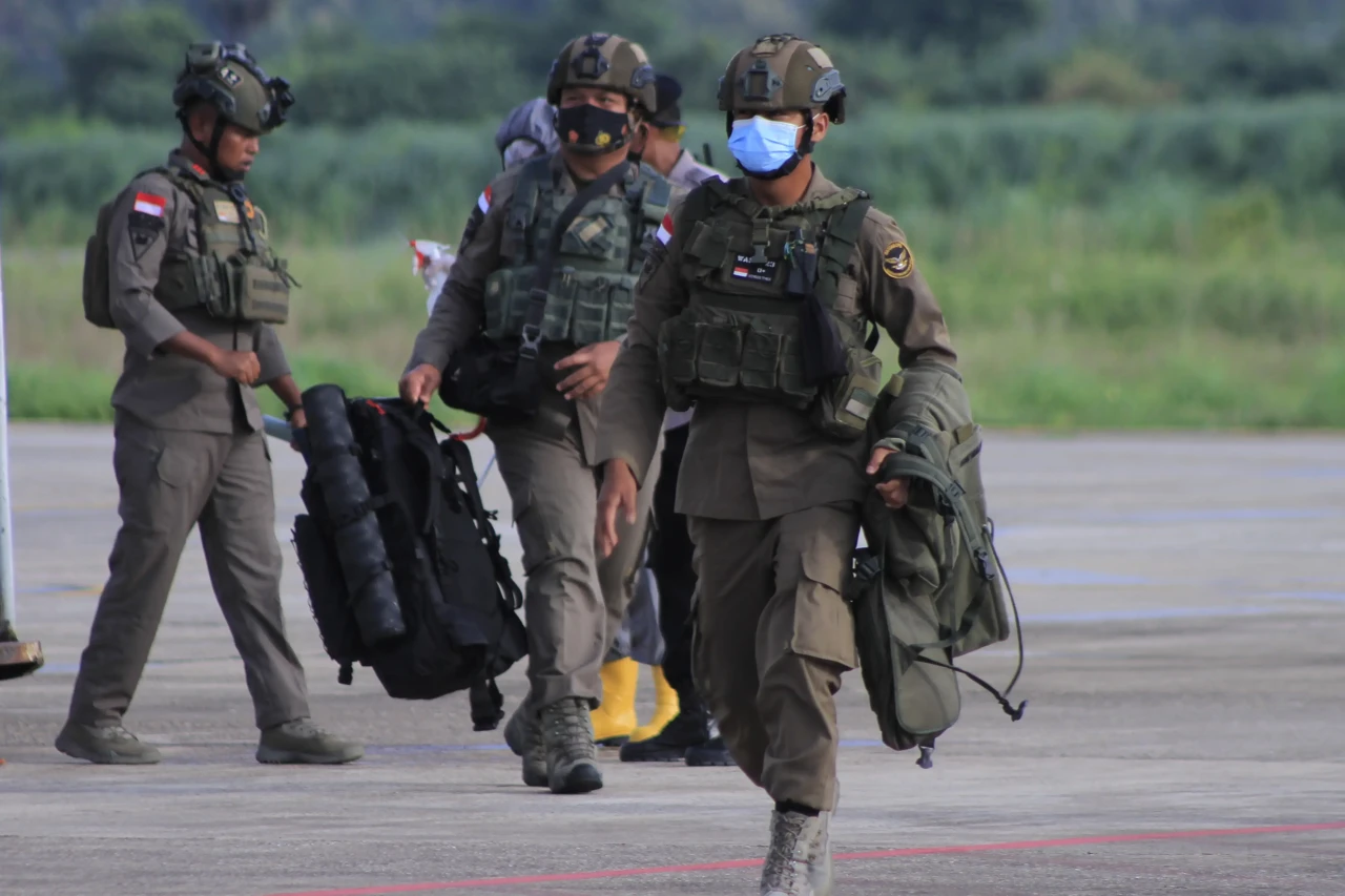 Kepulangan Satgas Pamrahwan...