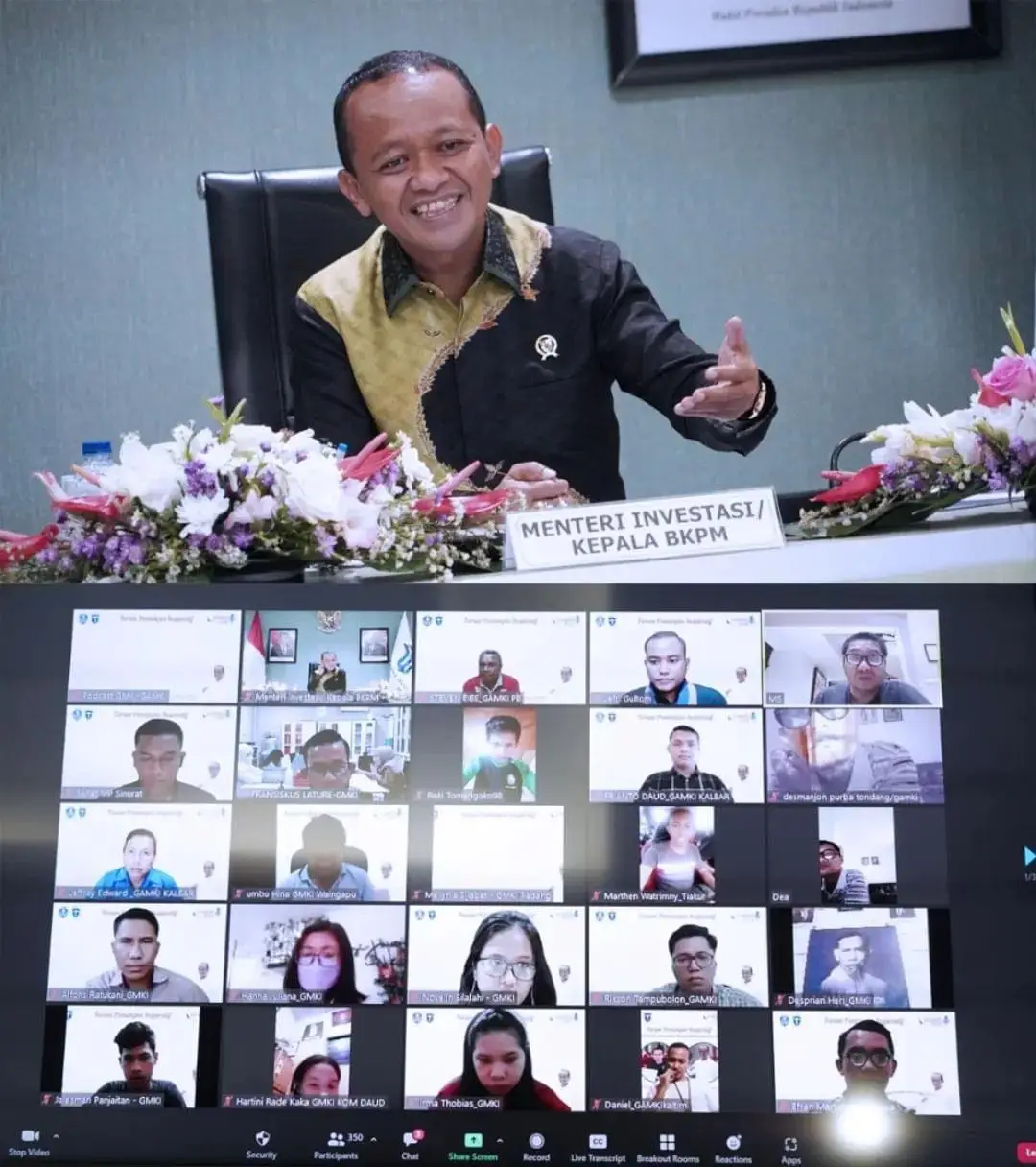 Menteri Bahlil Berikan...
