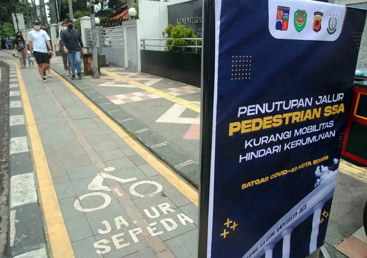 Penutupan Jalur Pedestrian...