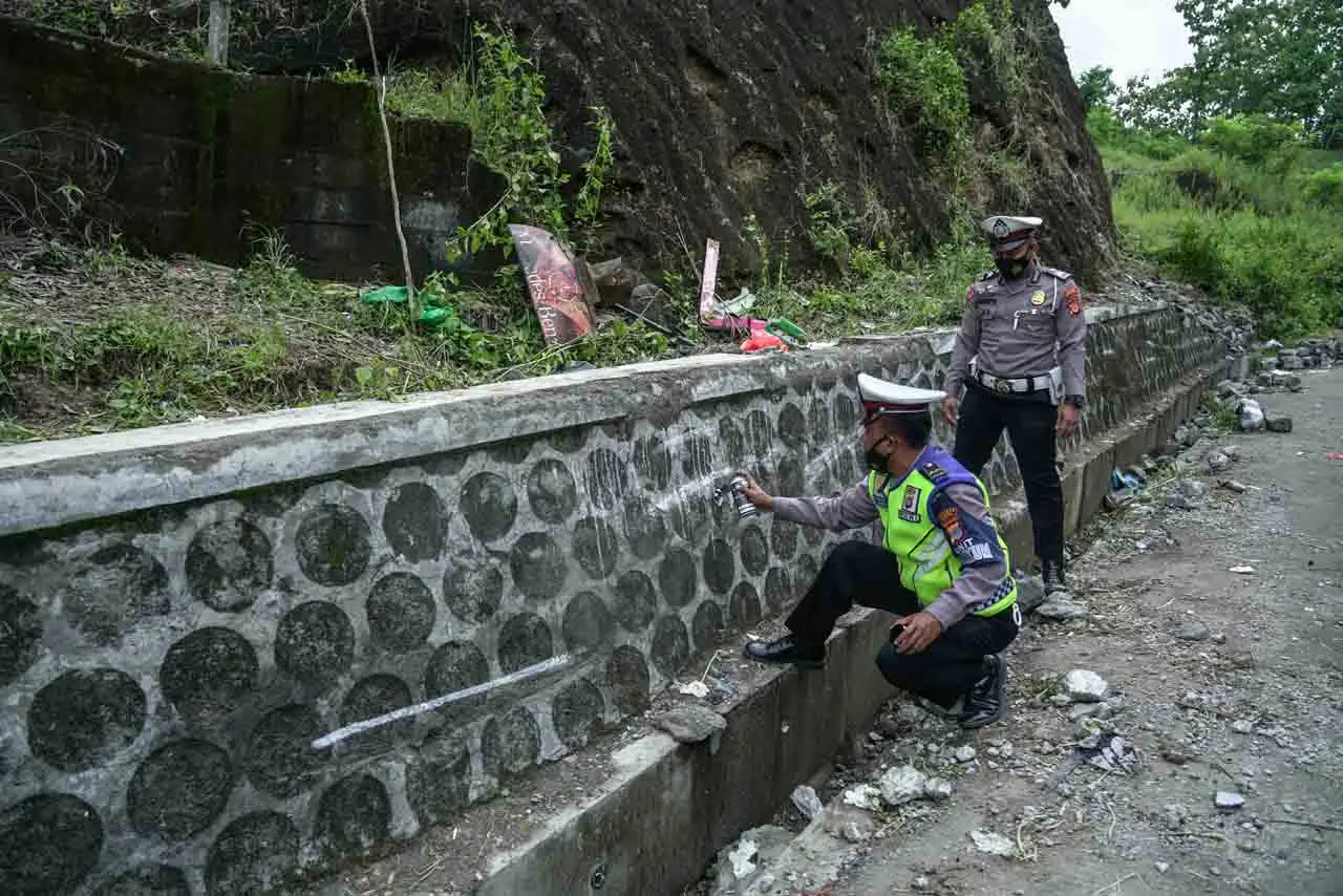 Polisi Gelar Olah TKP...