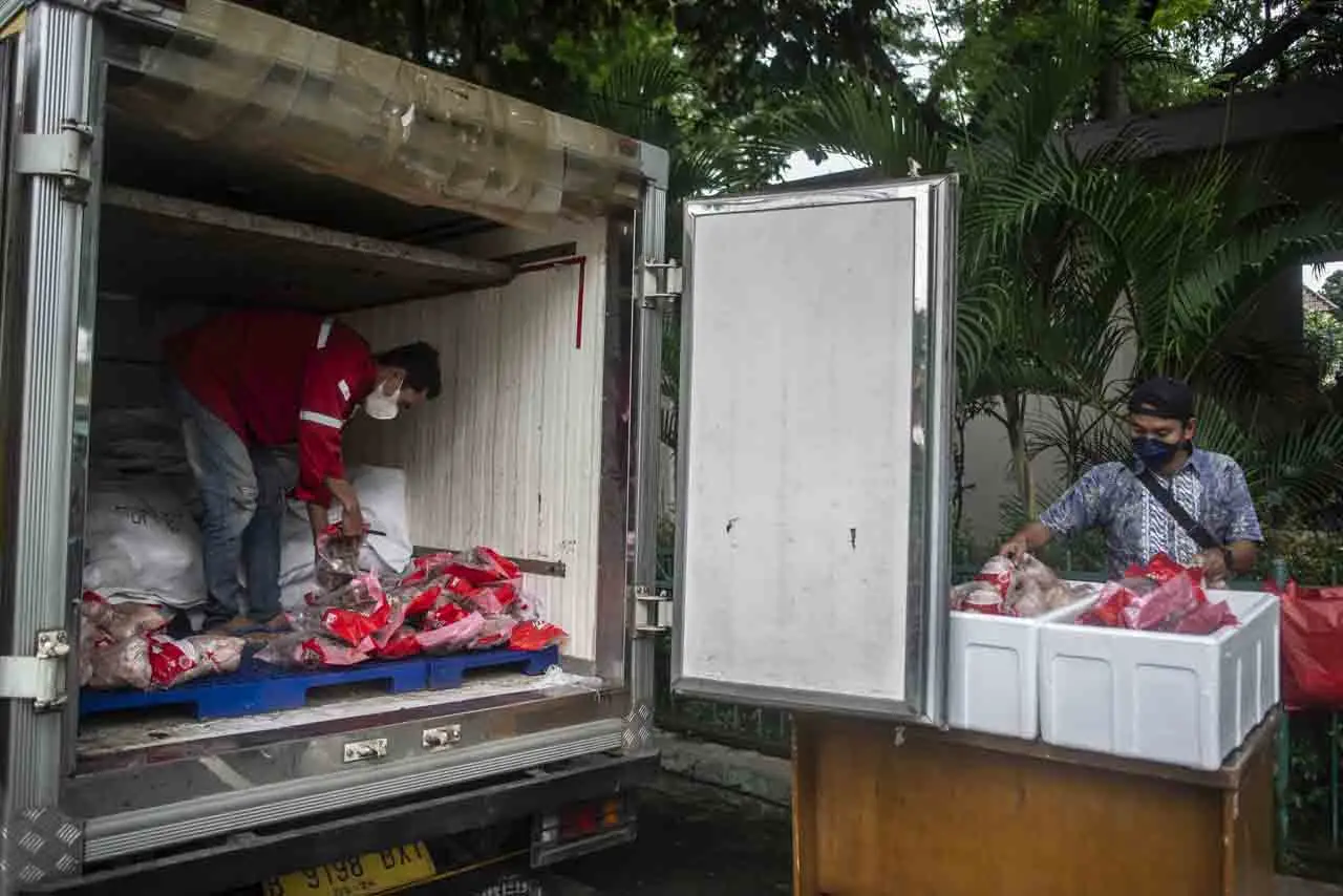 Penyaluran Bahan Pangan...