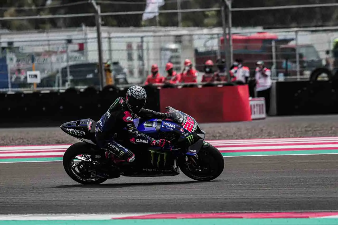 Aksi Juara Dunia MotoGP...