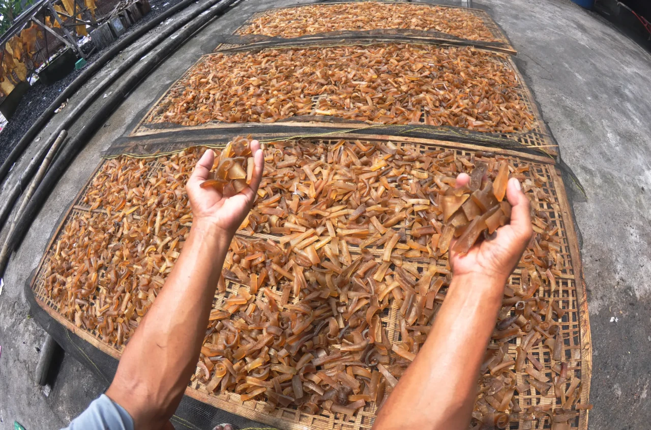 Geliat Produksi Kerupuk...