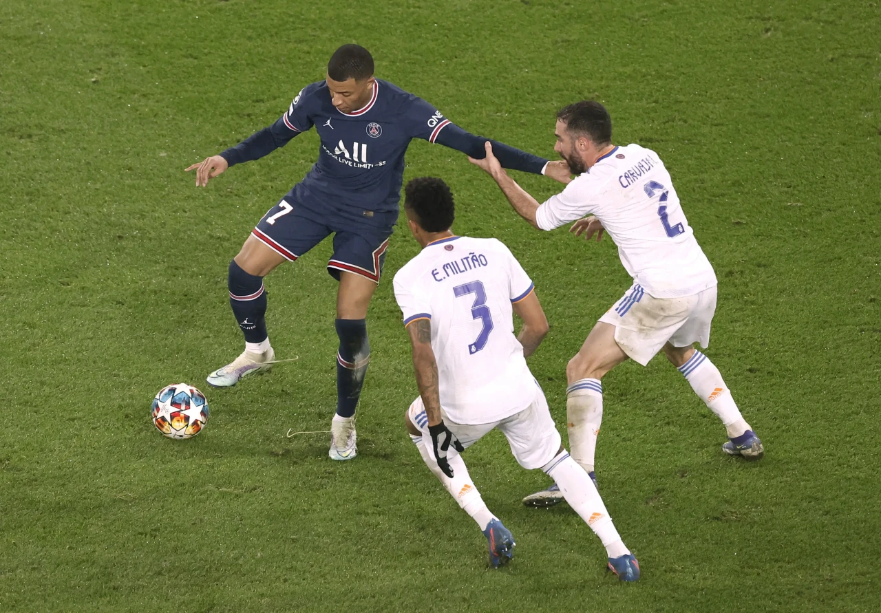 Aksi-aksi Kylian Mbappe...