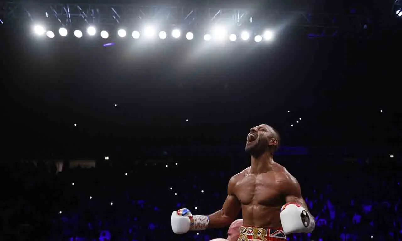Menang TKO, Kell Brook...