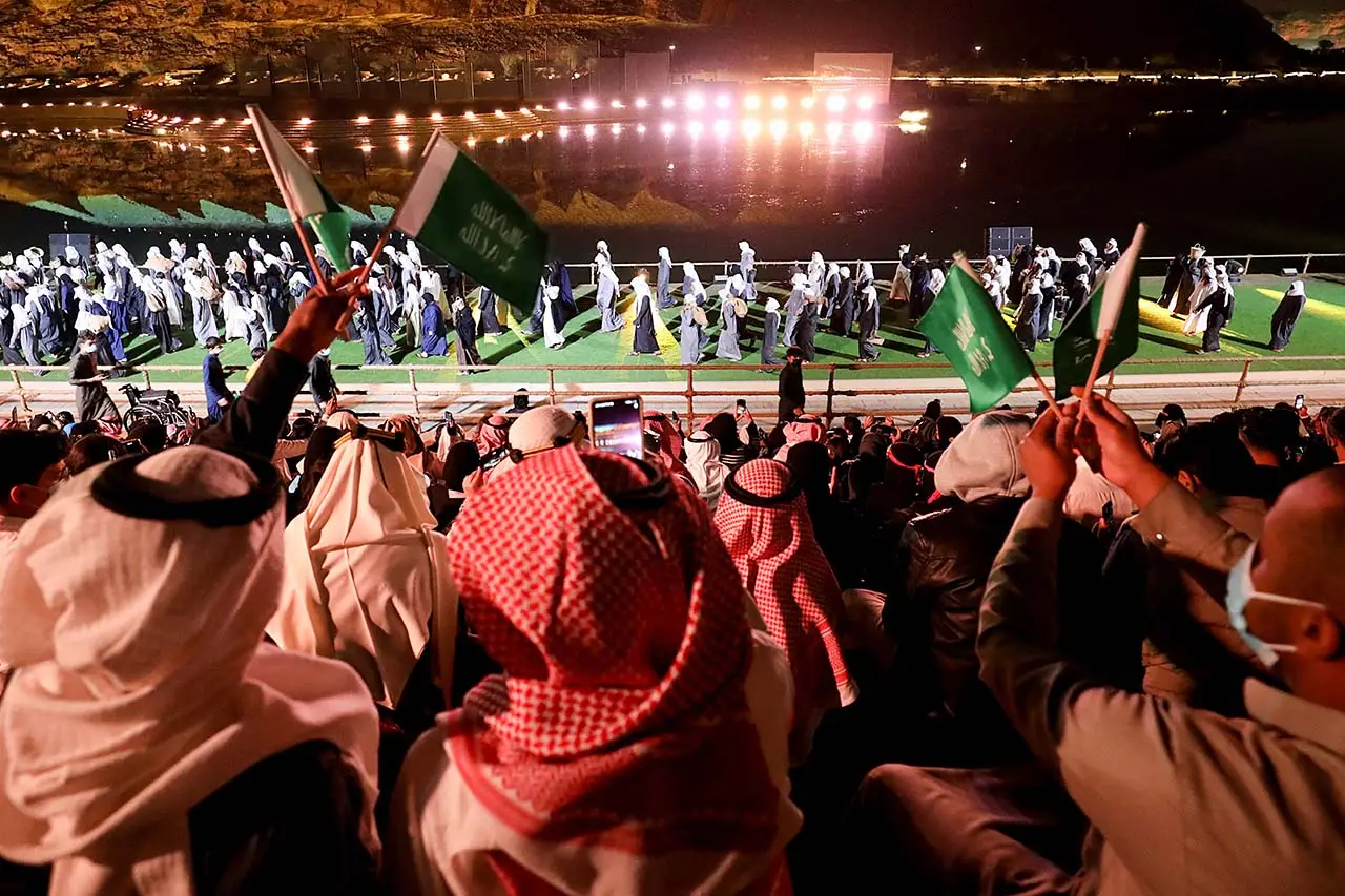 Meriah, Arab Saudi Gelar...