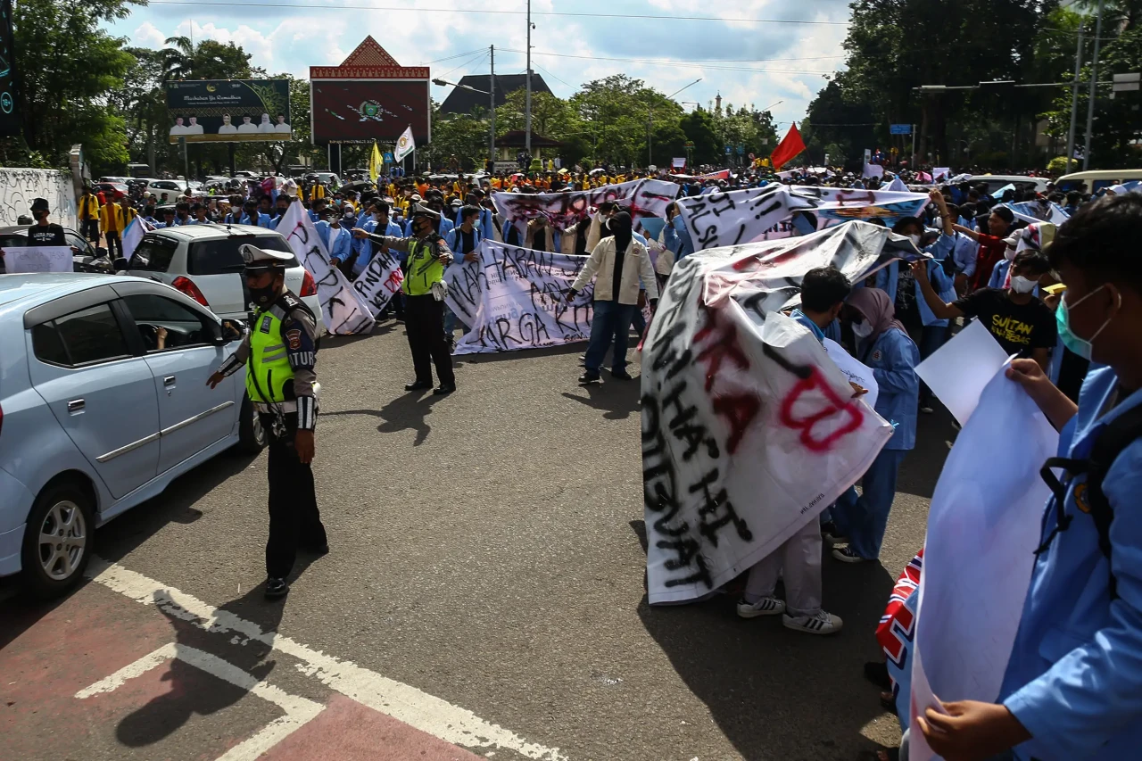 Ribuan Mahasiswa Se-Sumsel...