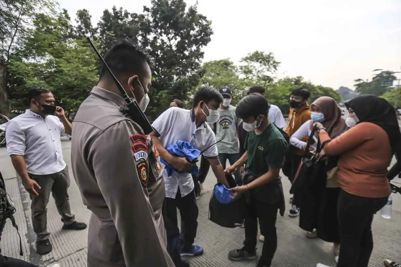 Antisipasi Pendemo di...
