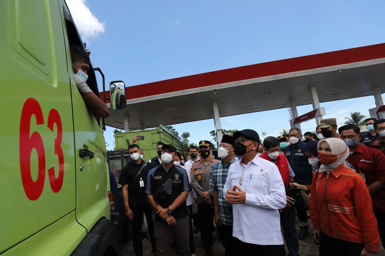 Menteri ESDM Sidak SPBU...