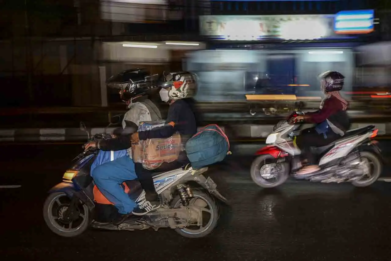 Pemudik Motor Mulai...