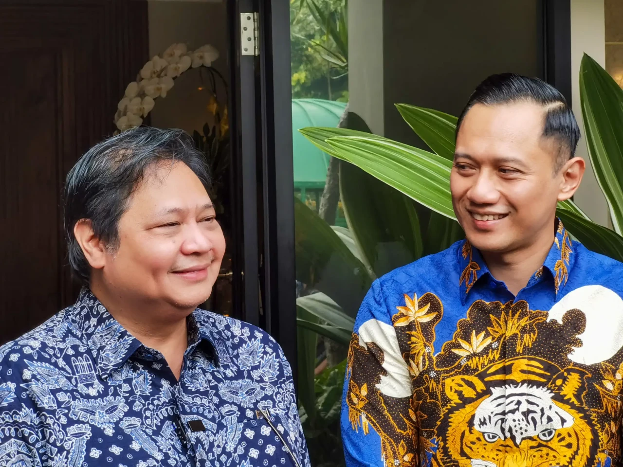 AHY Bertemu dengan Airlangga...