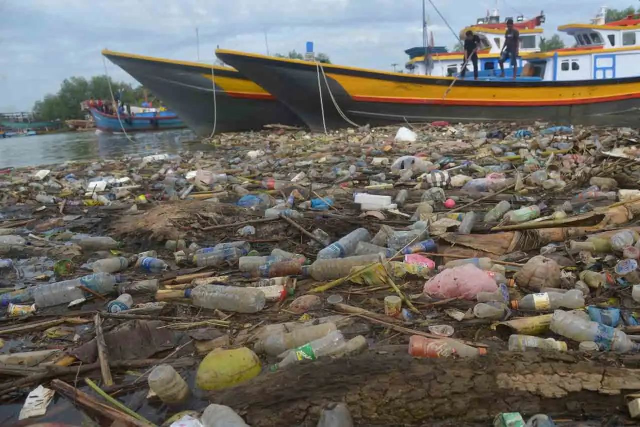 Sampah Botol Plastik...