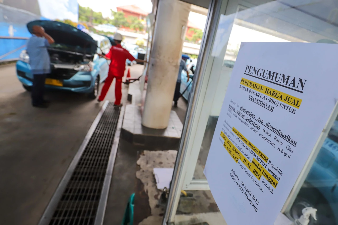 Harga Bahan Bakar Gas...
