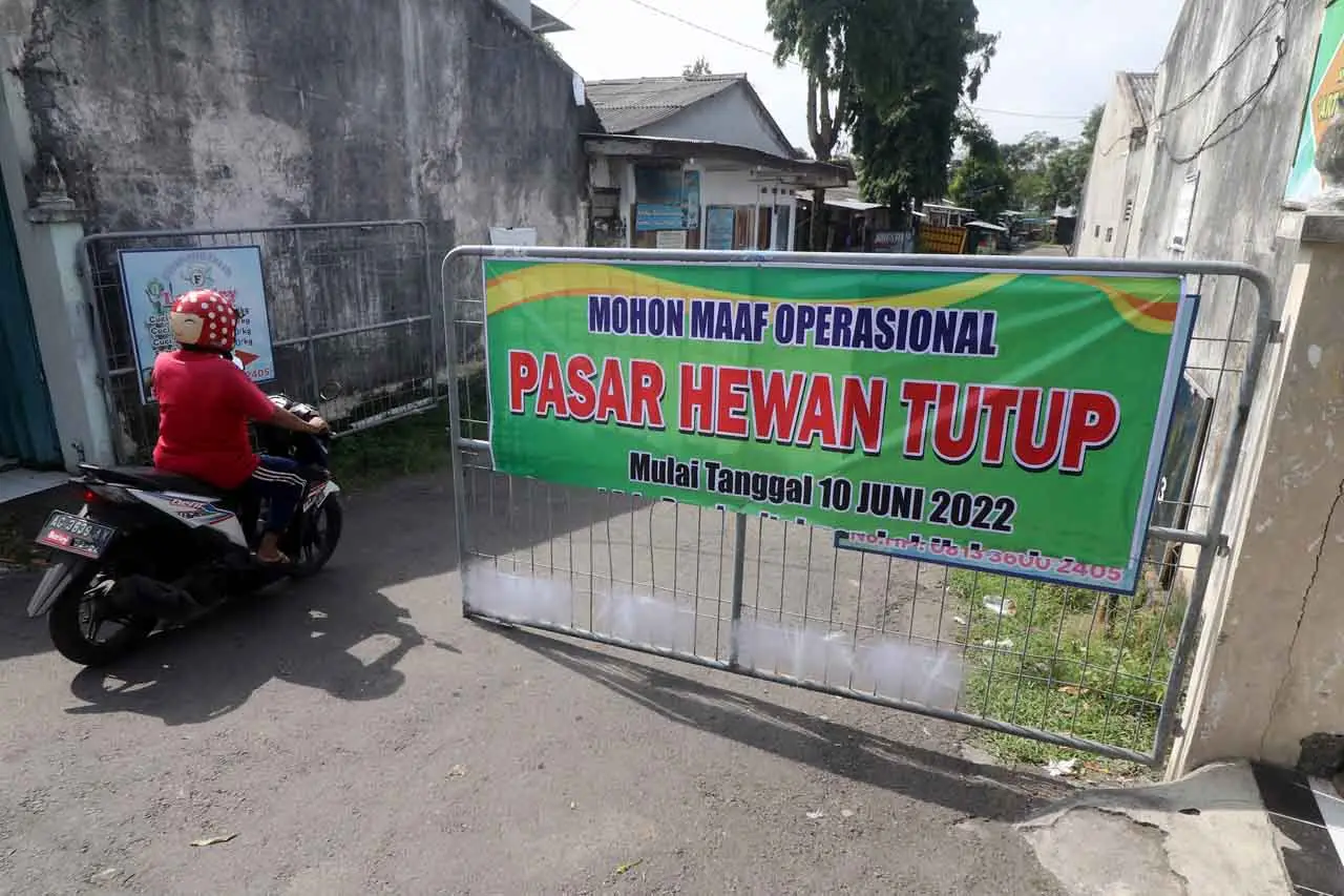Penutupan Pasar Hewan...