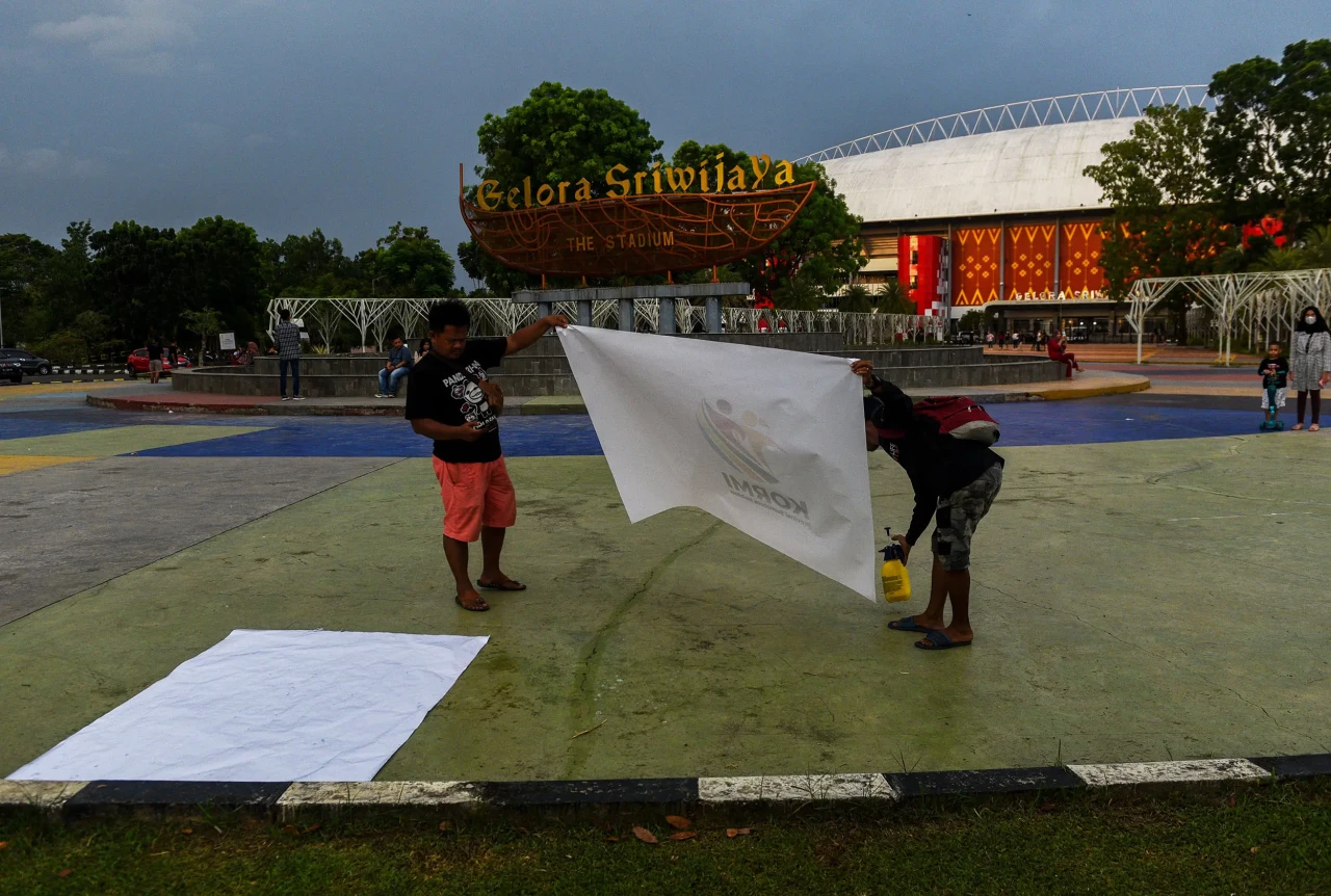 Persiapan Festival Olahraga...