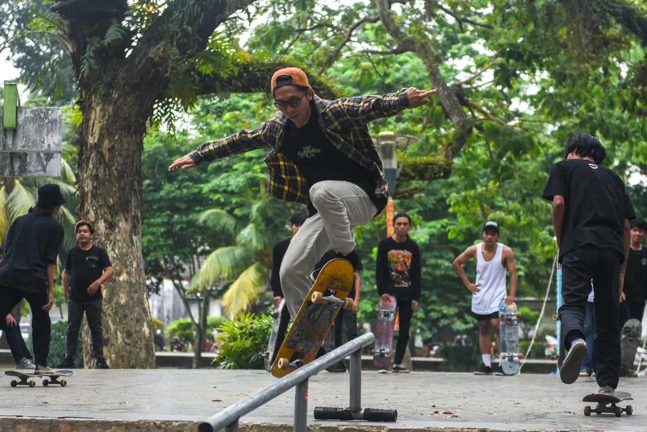 Unjuk Aksi Skaters Palembang...