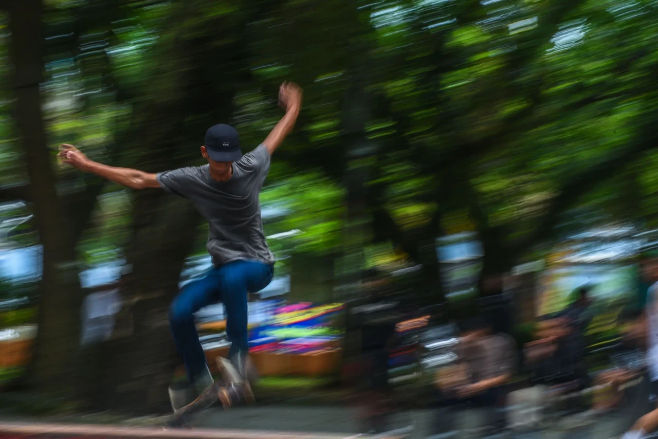 Unjuk Aksi Skaters Palembang...