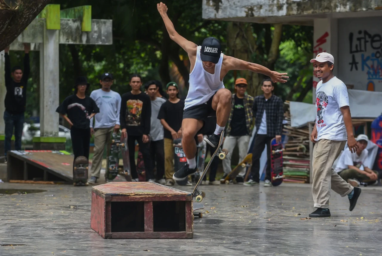 Unjuk Aksi Skaters Palembang...
