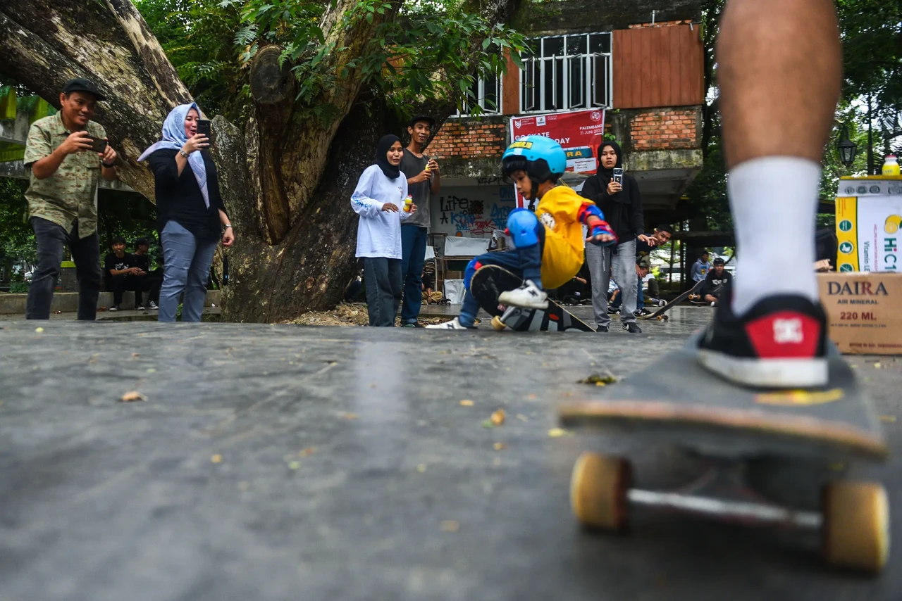 Unjuk Aksi Skaters Palembang...