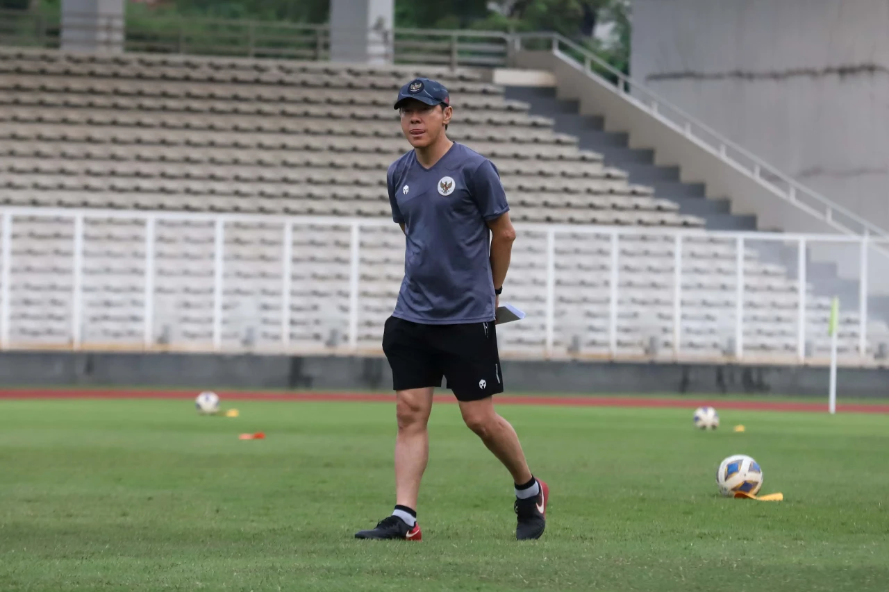 Latihan Tim Indonesia...
