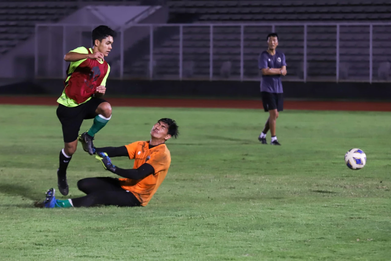 Latihan Tim Indonesia...