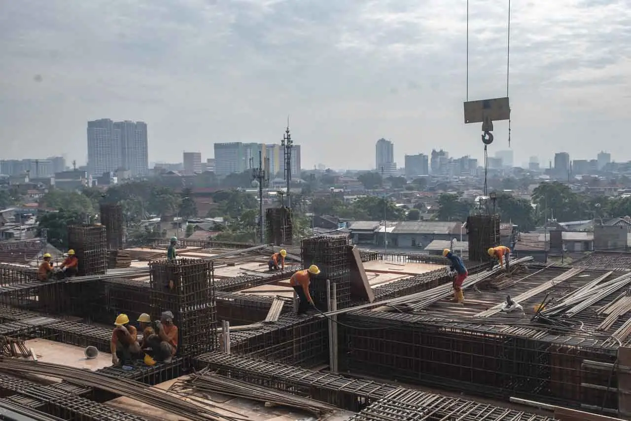 Progres Proyek Pembangunan...
