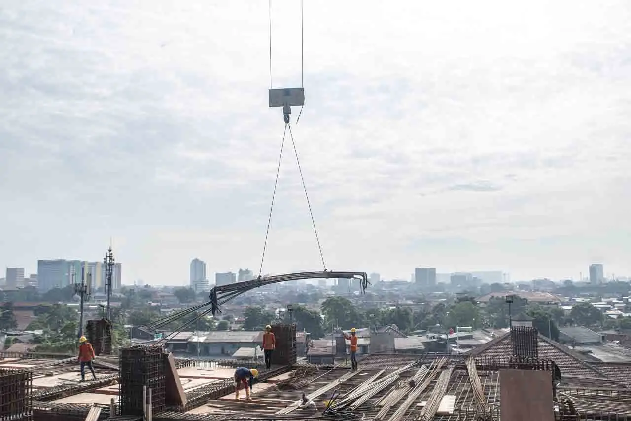 Progres Proyek Pembangunan...