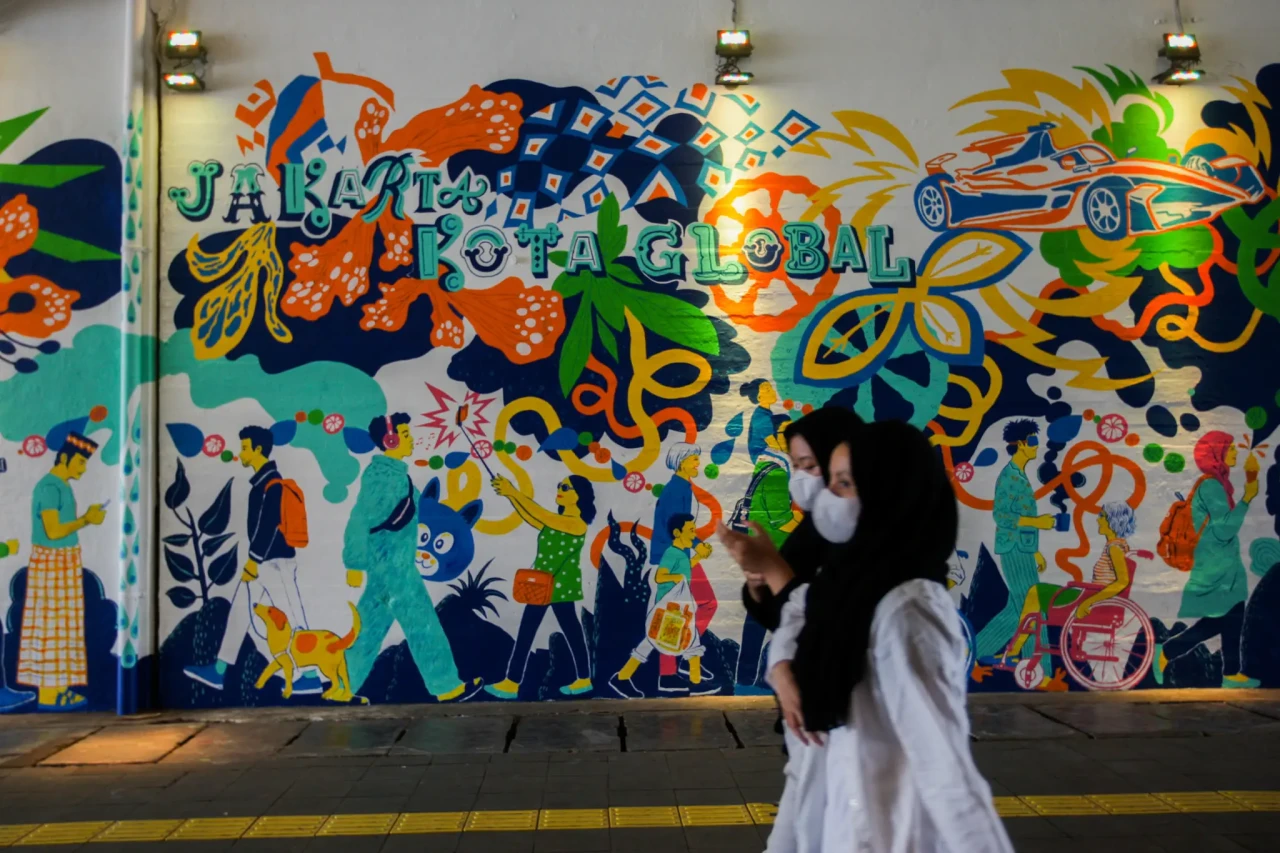 Mural Jakarta Global...
