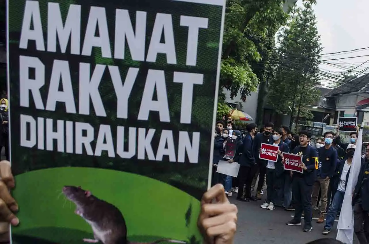 Tolak RKHUP, Mahasiswa...