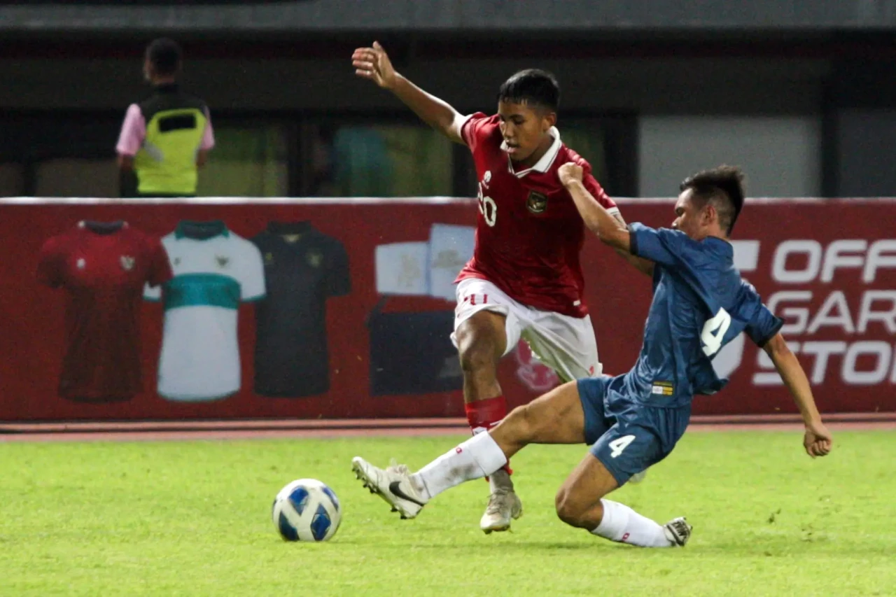 Potret Aksi Garuda Muda...