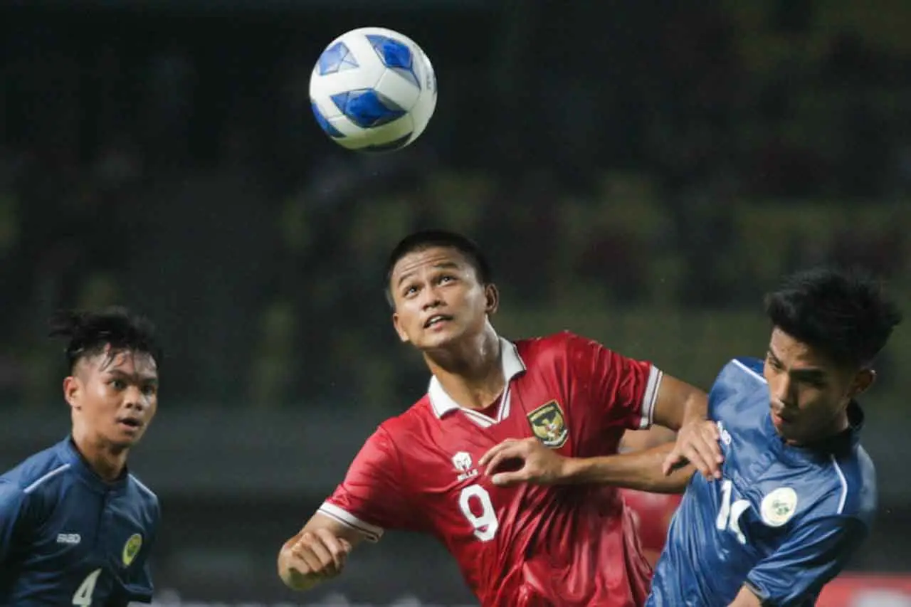 Potret Aksi Garuda Muda...
