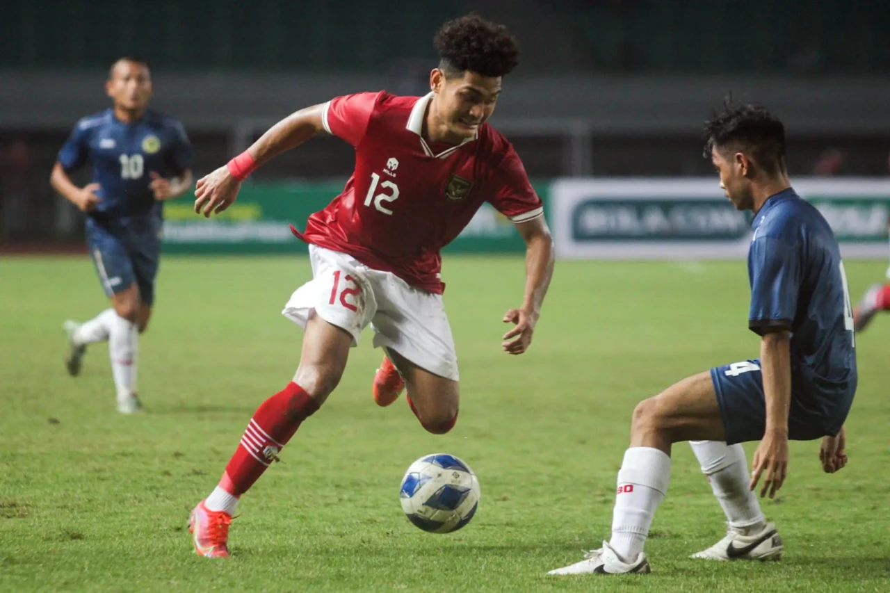 Potret Aksi Garuda Muda...