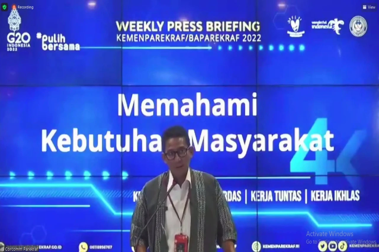 Sandiaga Uno Sebut Tiket...