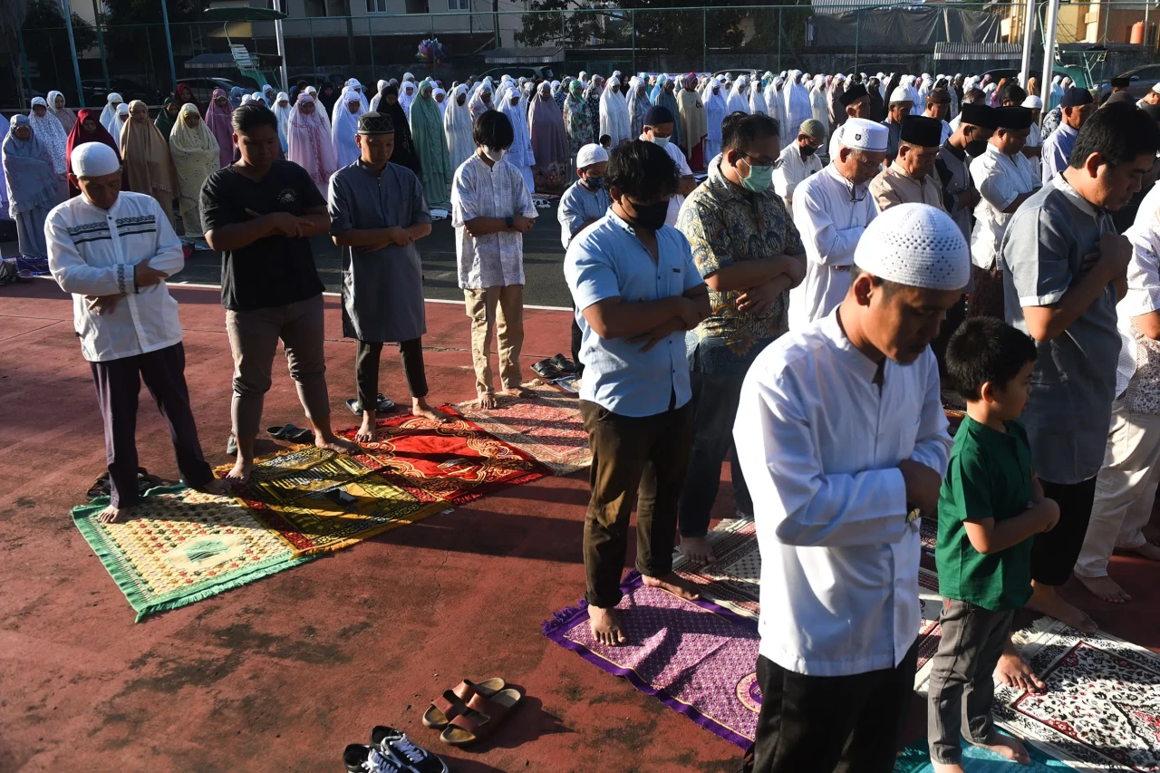 Potret Salat Idul Adha...