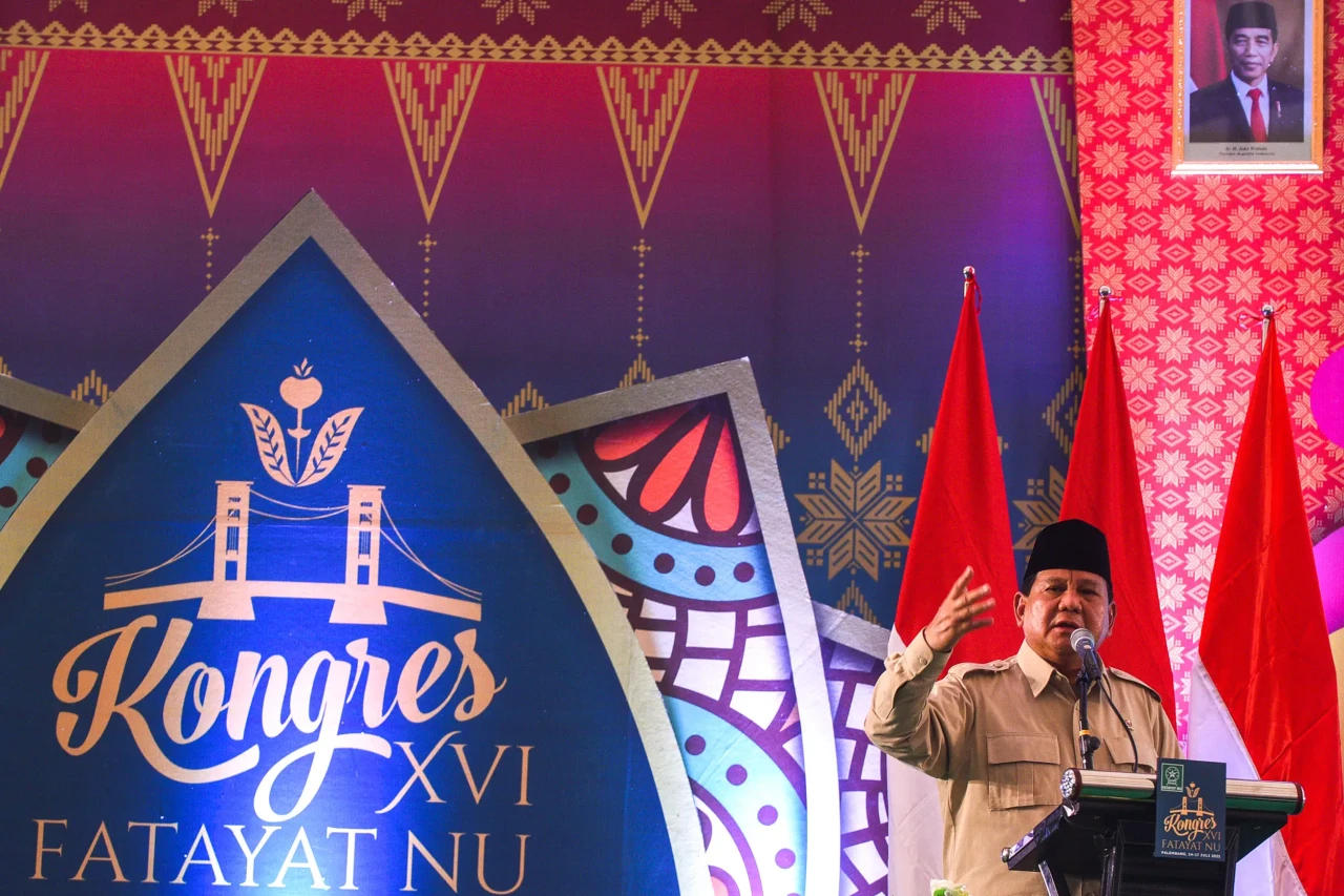 Momen Kehadiran Prabowo...