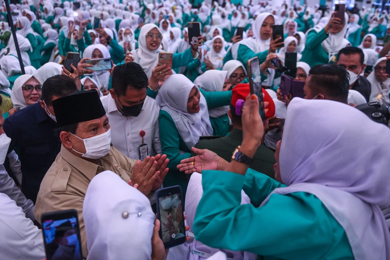 Momen Kehadiran Prabowo...