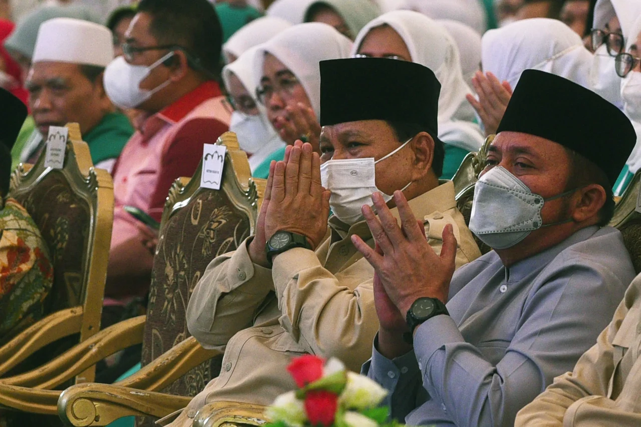 Momen Kehadiran Prabowo...