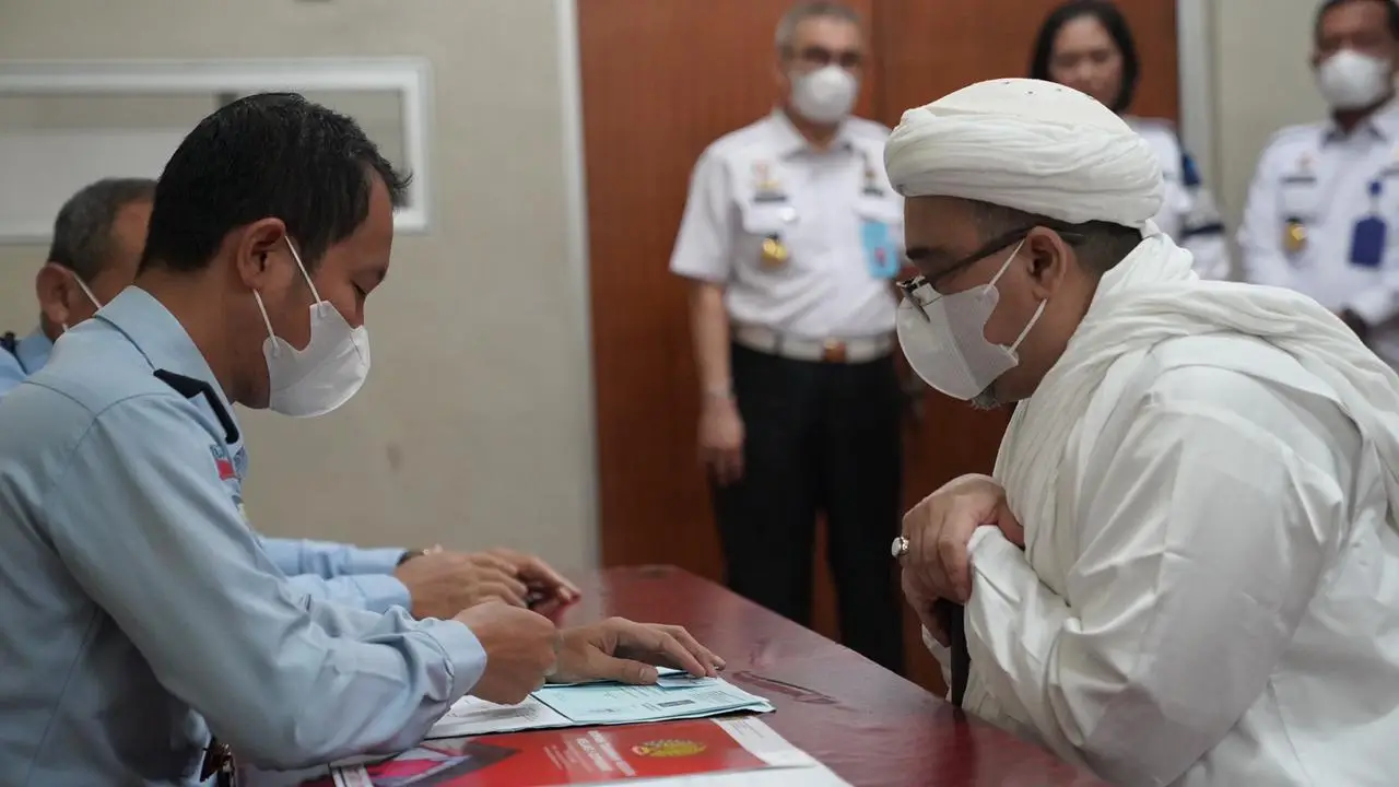 Detik-detik Habib Rizieq...