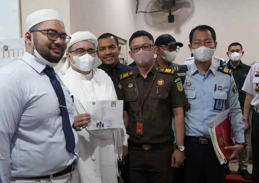 Detik-detik Habib Rizieq...