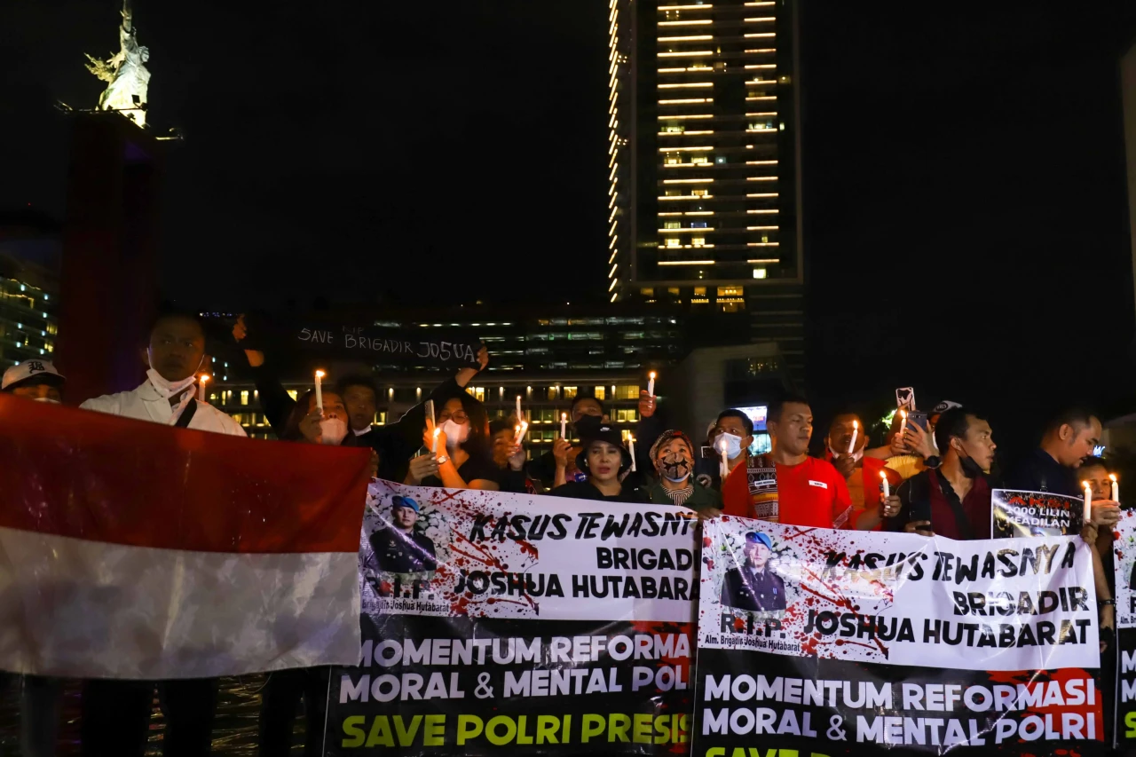 Aksi 1.000 Lilin Keadilan...