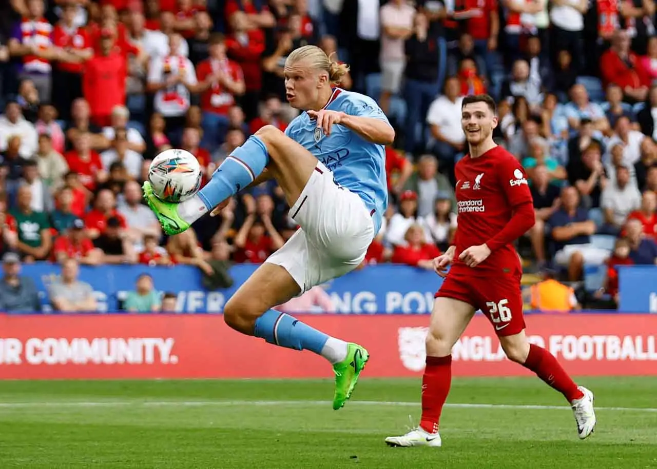 Saat Erling Haaland...