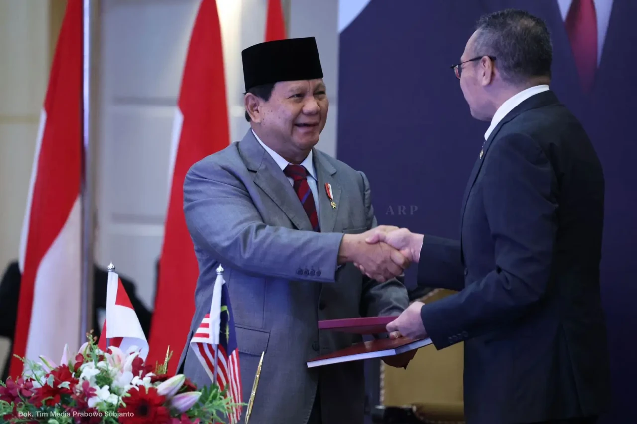 Prabowo dan Menhan Malaysia...