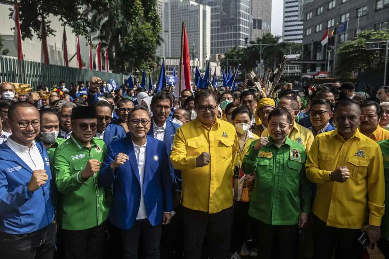 Warna-Warni Pawai Koalisi...